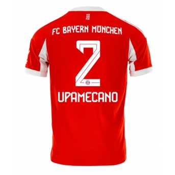 Billige Fotballdrakt Bayern Munich Dayot Upamecano #2 Replika Hjemmedrakt 2025-26 Kortermet